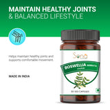Boswellia Serrata Shallaki Capsule for Supports Joint Health & Mobility - 60 Capsule