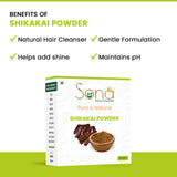 Sona Healthcare Shikakai Powder (Natural Hair Cleanser For Deep Cleansing and soft hairs),200 Grams