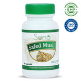 Sona Safed Musli full of Alkaloids, Vitamins and Minerals - 60 Capsules (Pack of 1)