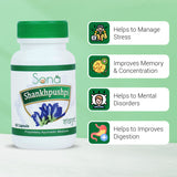 Sona Shankhpushpi Capsules - 60 Capsules (Pack of 2)