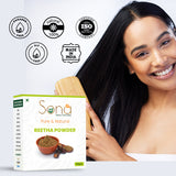 Sona Healthcare Natural 100% Pure Organic Aritha/Reetha Powder, 100 g, For Face, Skin & Hair Care