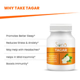 Sona Pure Herbs Tagar for Sleep Wellness - 60 Tablets
