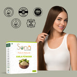 Sona Healthcare Premium Amla Indian Gooseberry Powder (200gm),Hair Nourishment , Repair Damage Hair & Skin Care|dry