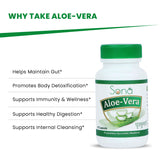 Sona Aloe Vera Extract Capsules - 60 Capsules (Pack of 1)