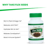 Sona Flex Seed Capsules with Omega-3 - 60 Capsules (Pack of 1)