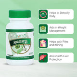 Sona Apamarga Capsules for Weight Loss & Detoxifying the Body - 60 Capsules (Pack of 2)