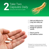 Siberian Ginseng Capsule for Energy, Stamina & Vitality - 60 capsule