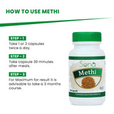Sona Methi Capsules - 60 Capsules (Pack of 2) - 120 Capsules