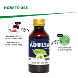 Sona Adulsa with Tulsi Syrup - 100 ml (Pack of 1)