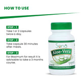 Sona Aloe Vera Extract Capsules - 60 Capsules (Pack of 1)