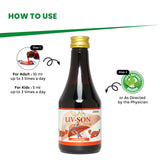 Sona Livson Syrup - Liver Tonic - 200 ml (Pack of 2)