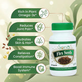 Sona Flex Seed Capsules with Omega-3 - 60 Capsules (Pack of 1)