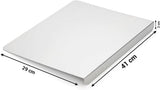 Sona Stainless Steel L Shape Chopping Cutting Board Vegetable, Fruit, &Bread Durable Safe & Heavy Duty, Vegetable Chopper Boards (41 X 29 CM)
