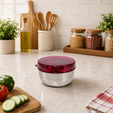 Sona Premium Engraved Stainless Steel Lunch/Storage Containers 550ml (Stackable & Leak-Proof)