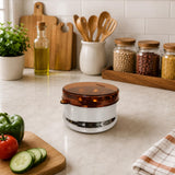 Sona Premium Engraved Stainless Steel Stackable and Leak-Proof Lunch/Storage Containers 650ml