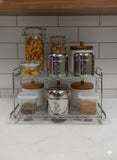 Sona Stainless Steel Food Storage Jars & Containers|Dabba Set|Refreshment Flora (250 ml 200ml 100ml)3pcs Set