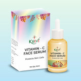 Krivi Vitamin C Face Serum with Vitamin C, 5% Niacinamide & Hyaluronic Acid for Skin Radiance - 30ml