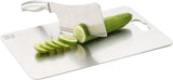 Sona Stainless Steel Chopping Cutting Board Vegetable, Fruit, &Bread Durable Safe & Heavy Duty, Vegetable Chopper Boards (35.5 x 25 CM) 1.2 mm Thickness