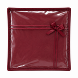 Sona Satin Saree Cover | Designer Bow Saree Cover with Zip | Clothes Organiser for wardrobe | 6 Piece(Maroon)