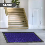 Sona Premium Door Mat for Home Entrance,Waterproof All-Season, All-Weather Doormat, Sturdy Natural Rubber, Fade Resistant, Low Profile, Easy Clean, Heavy Duty (60X40 cm) (Blue)
