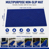 Sona Anti Skid & Multipurpose RubIHr/Bathroom Mat/Shower Mat/Carpet/Rugs/Rainmat/Swimming Pool Mat||2x3 Feet Blue