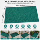 Sona Anti Skid & Multipurpose RubIHr/Bathroom Mat/Shower Mat/Carpet/Rugs/Rainmat/Swimming Pool Mat||2x3 Feet Aqua