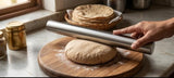 Sona Stainless Steel Rolling Pin Chapati Belan Best Kitchen Accessories Roti Roller Size (31cm X 3.5cm)