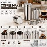 Sona Stainless Steel Coffee Maker Filter (200ml) | Home Coffee Filter | Filter for Home