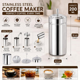 Sona Stainless Steel Coffee Maker Filter (200ml) | Home Coffee Filter | Filter for Home