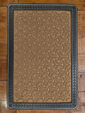 Sona Premium Door Mat for Home Entrance,Waterproof All-Season, All-Weather Doormat, Sturdy Natural Rubber, Fade Resistant, Low Profile, Easy Clean, Heavy Duty (2X3 feet) (Geo Beige)