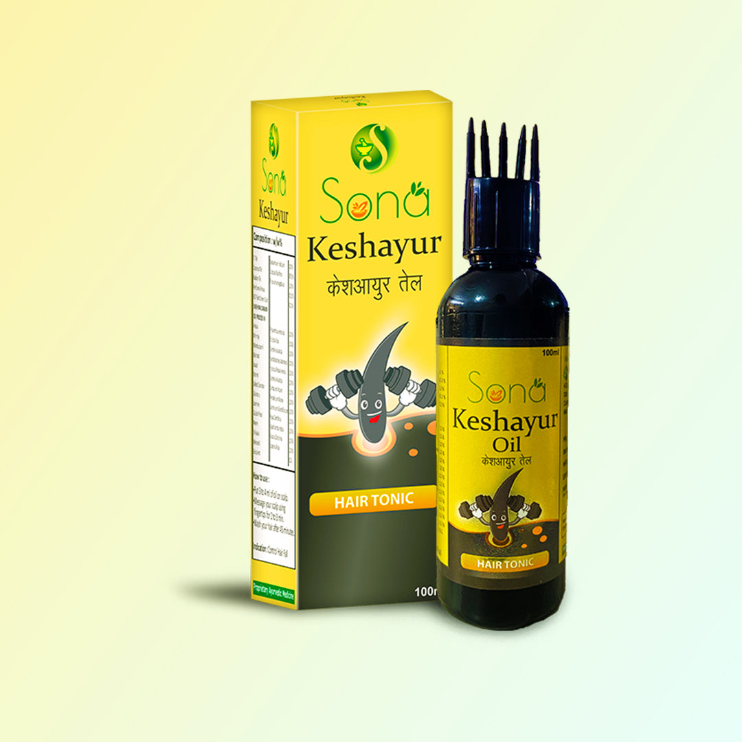 Ultimate Hair Care Kit for Hair Fall Control-Keshayur Hair Oil + Belly button Oil + Charcol Shampoo & Conditioner