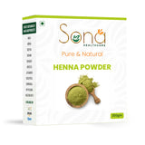 100% Pure Henna Powder for Hair Colour (Mehandi) ,for Hair, Hands & Feet (200g) By Sona Healthcare