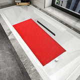 Sona Anti Skid & Multipurpose RubIHr/Bathroom Mat/Shower Mat/Carpet/Rugs/Rainmat/Swimming Pool Mat||2x4 Feet Red