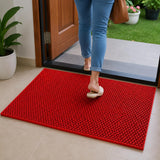 Sona Anti Skid & Multipurpose RubIHr/Bathroom Mat/Shower Mat/Carpet/Rugs/Rainmat/Swimming Pool Mat||2x5 Feet Red