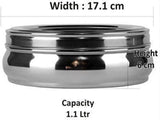 SONA Premium Stainless Steel Masala Dabba | Traditional Indian Spice Box Container with 7 Individual Cups, Inner Lid, Clear Outer Lid & Spoon