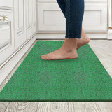 Sona Cushion Noodle Mat for Home Entrance, Heavy Indoor Outdoor Anti Slip PVC Floor Mat for Bedroom, Kitchen, Absorbent Solid Mats for Bathroom, Doors, Office, Door Mat, Bath Mat,Feet 2x4 Aqua