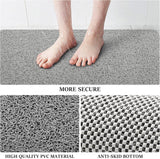 Sona Anti Skid & Multipurpose RubIHr/Bathroom Mat/Shower Mat/Carpet/Rugs/Rainmat/Swimming Pool Mat|4x3 Feet Grey