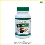 SONA HEALTH CARE Oragnic Veg Trikatu 60 Capsules (Pack of 1) ()