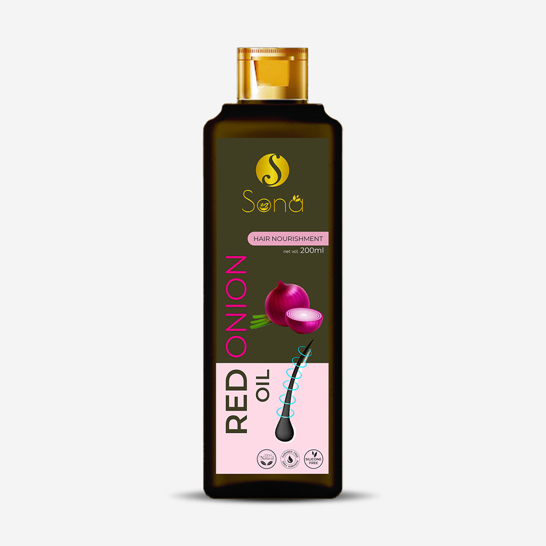 Sona Red Onion  Oil  (Pack of 1 | 200 ml)