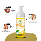 purifying face wash| oily skin face wash| lemon and neem face wash