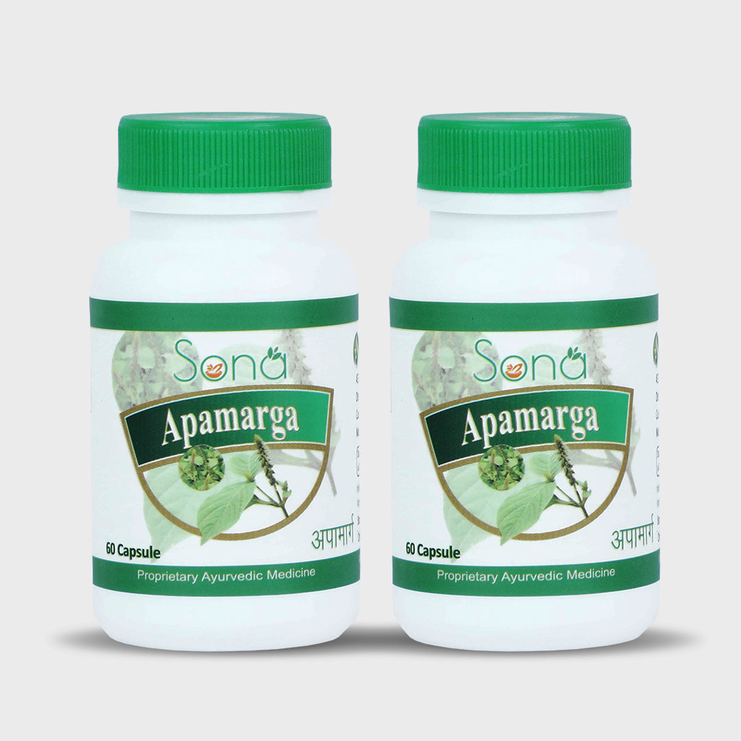 Sona Apamarga Capsules for supports weight loss & Detoxify the body - 60 capsule (Pack of 2)