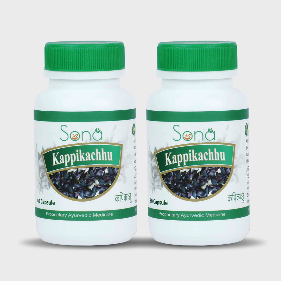Sona  Kappikachhu (Kaucha) Capsules-60 Capsule (Pack of 2)