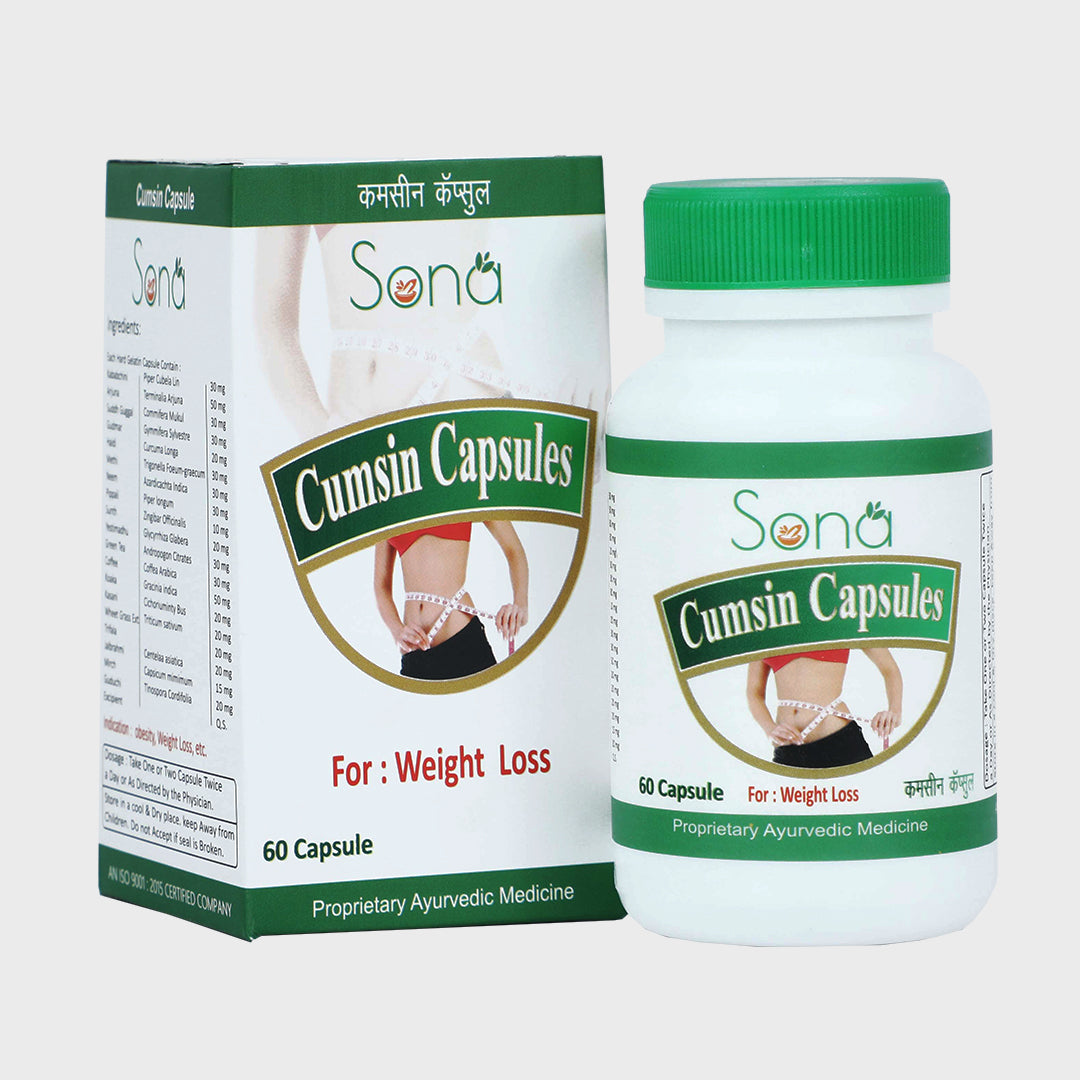 Sona Cumsin  Capsules for Weight Loss 60 Capsules (Pack 1)