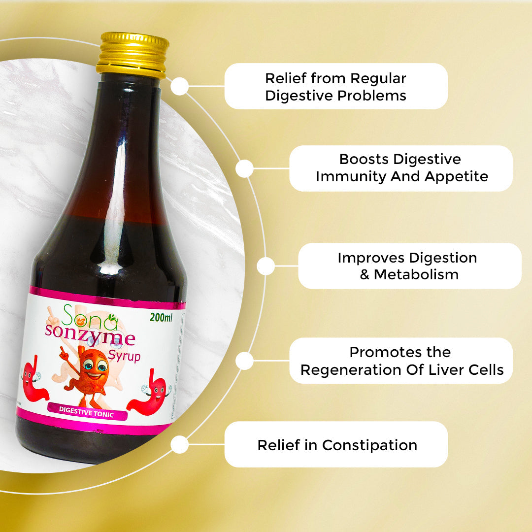 Ayurvedic medicine for digestion| digestive system | Sona Sonzyme syrup | Sona Health Care